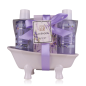 Preview: Badeset LAVENDEL in Keramikbadewanne