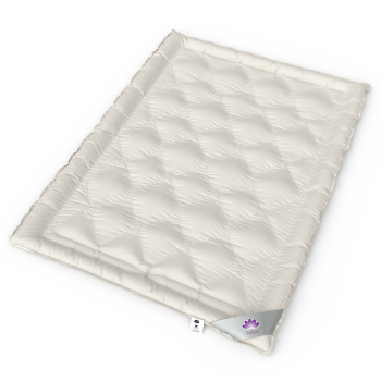 Merino Schurwoll-Duvet mit 100 % Schafschurwolle und Baumwollbezug