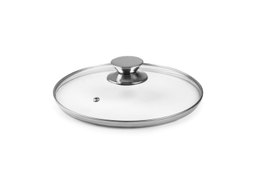 IBILI Glasdeckel mit Edelstahlknauf – 24 cm