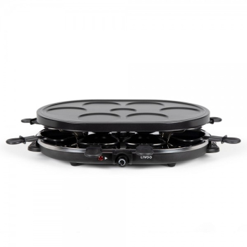 Raclette- und Mini-Crêpes-Gerät für 8 Personen