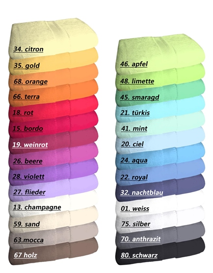 Paduana Badetuch-Set – 2 Stück, 100x150 Cm, 100% Gekämmte Baumwolle, 500 G/m² – Lila
