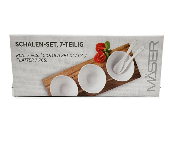 Mäser Schalen-Set, 7-teilig – Perfekt für stilvolles Servieren
