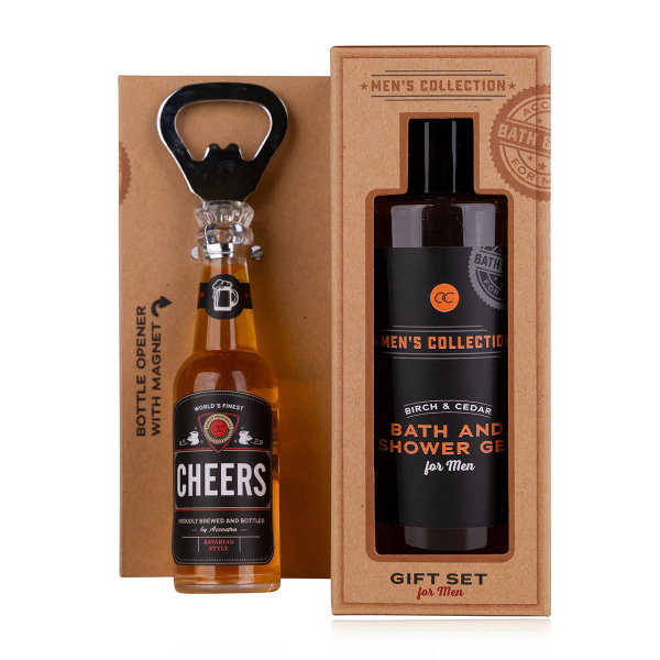 Geschenkset „MEN'S COLLECTION“ mit Bierflaschenöffner