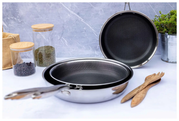 MÄSER Bratpfanne Professional mit Wabenbeschichtung 30cm