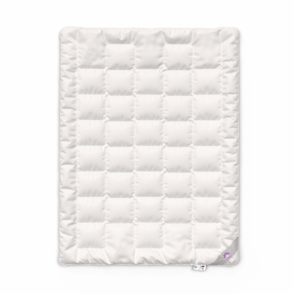 Hochwertiges Ganzjahresduvet aus Kaschmir mit Bio-Baumwollsatin