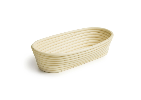 Ibili Gärkorb oval für Brot Banneton 27 x 13 cm